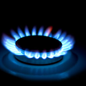 Three Gas-ring. night light. gassing, Gas cooker