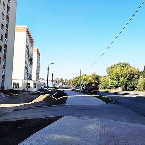 на вулиці Мельникова завершили першу чергу будівництва