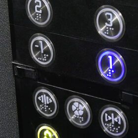 кнопки нового ліфта
