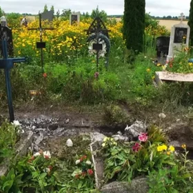 пошкоджене кладовище