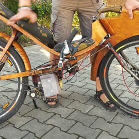 дерев’яний велосипед