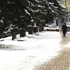 сніг, вулиця, зима, тротуар