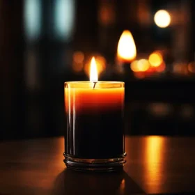 свічка на столі