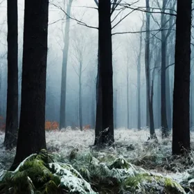 ліс зима погода
