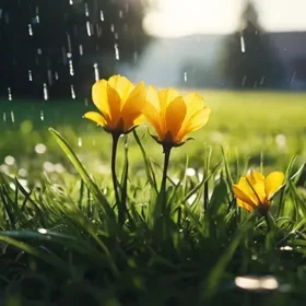 дощ квіти погода