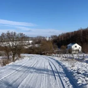 село Сіноводи взимку