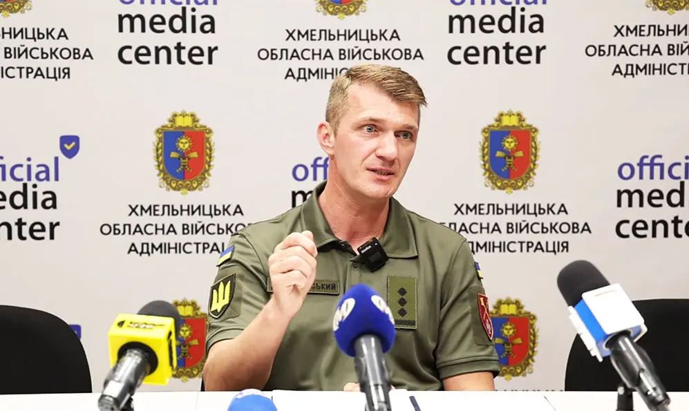Про мобілізацію та військову підготовку розповів на Хмельниччині речник Оперативного командування «Захід»