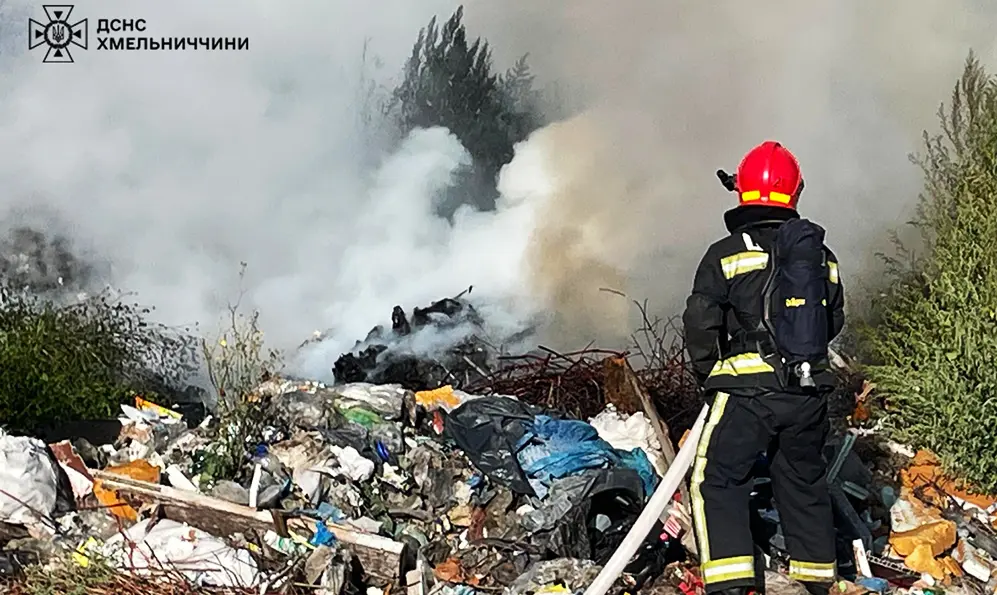 Три пожежі ліквідували на Хмельниччині за добу