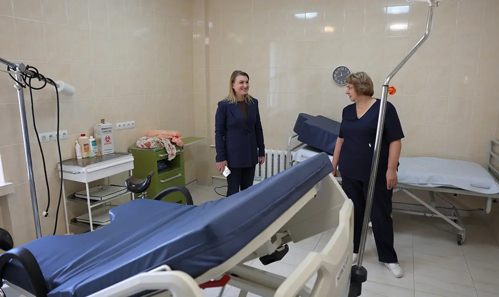 Старокостянтинівську багатопрофільну лікарню відвідала перша заступниця начальника Хмельницької ОВА Оксана Вжешневська