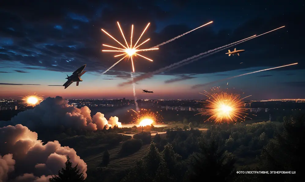 На Хмельниччині сили ППО збили «Калібр», ще 5 ракет і 30 дронів втрачено локаційно
