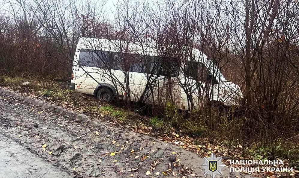 У Хмельницькому районі мікроавтобус з пасажирами врізався в дерево – є травмовані