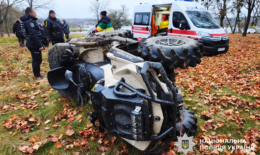 Біля села на Летичівщині перекинувся квадроцикл – водій загинув