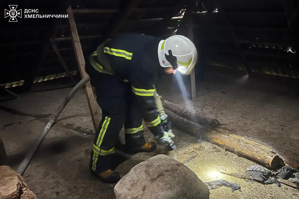 5 пожеж ліквідували на Хмельниччині протягом доби