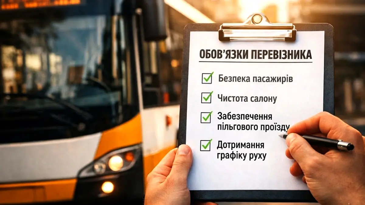 Права пасажира та обов’язки водія: що має забезпечити перевізник у Хмельницькому