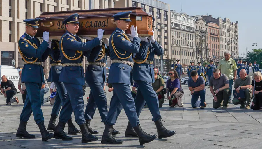 прощання із загиблими пілотами бомбардувальника Су-24М Богданом Загорульком та Богданом Бабенком