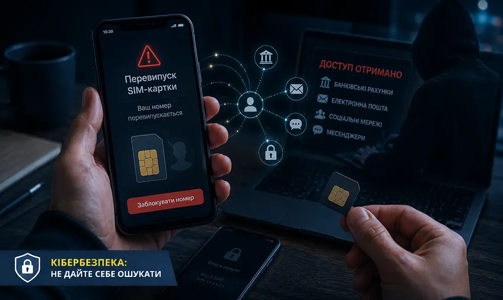 Перевипуск SIM-картки без вашого відома: як захистити номер від шахраїв