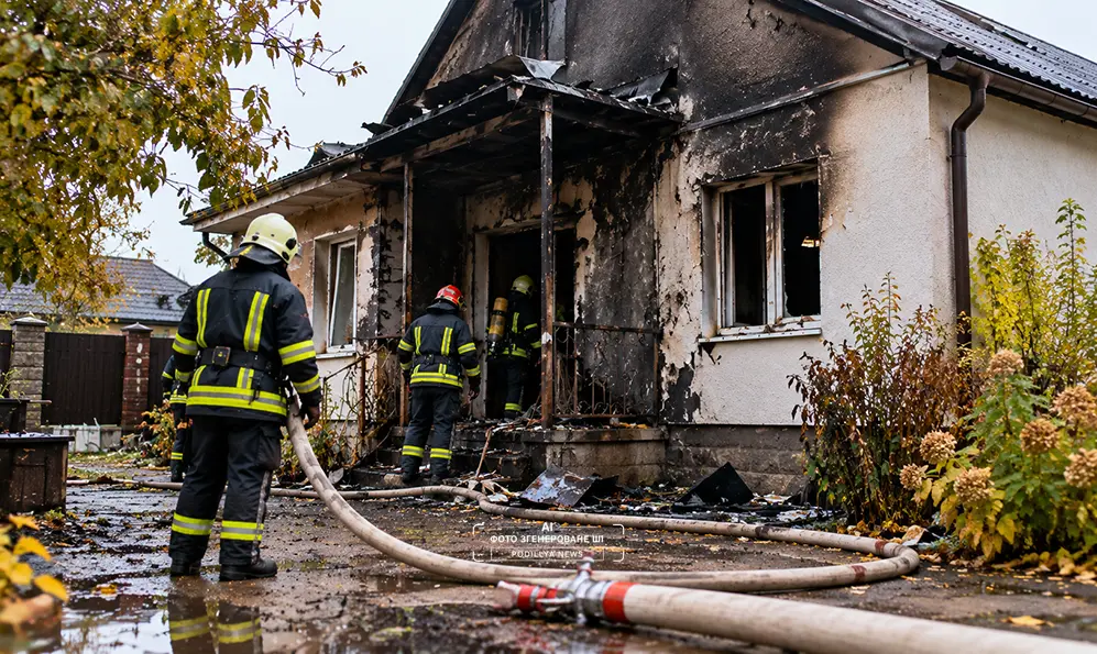 На Хмельниччині за добу горіли два житлові будинки: у Городку травмувався чоловік