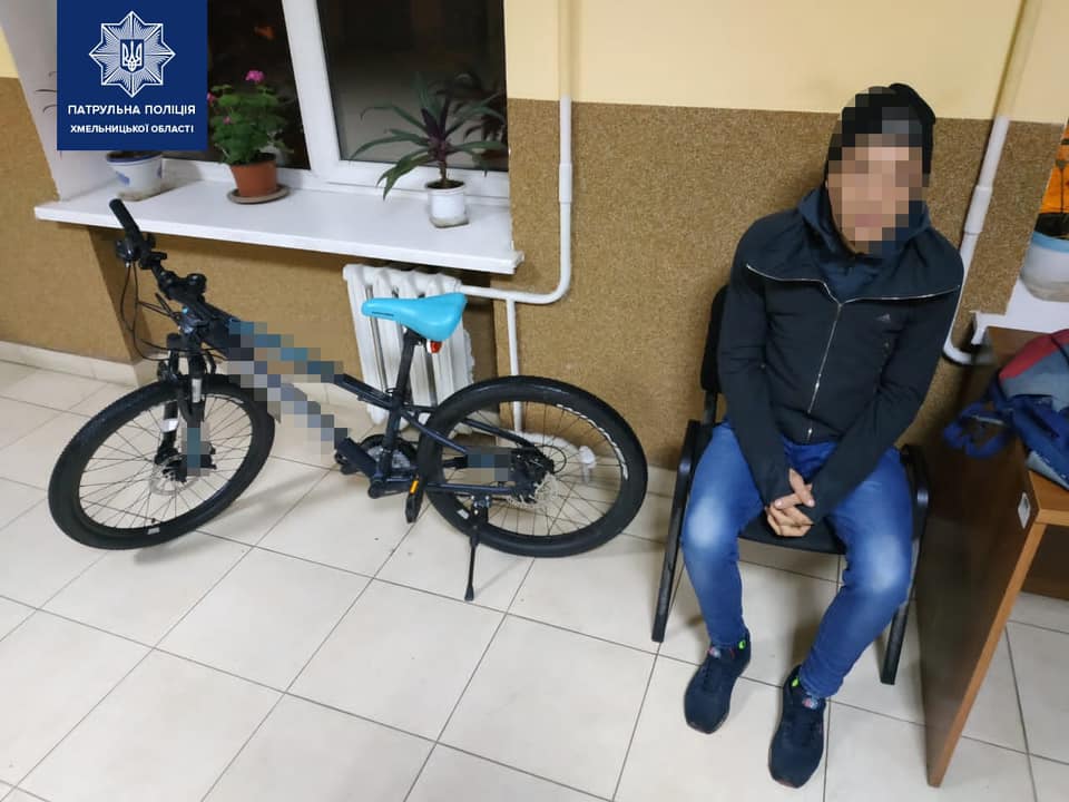 У Хмельницькому затримали ймовірного викрадача велосипеда